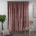thumbnail image 3 of 3S Brother's Red Extra Long Shiny Velvet Curtains Luxury Colors Light Blocking Hang Back Tab & Rod Pocket 1 Panel Curtain 5-30 Ft Home Décor Custom Made Drapes -Made in Turkey(100"W X 108"L), 3 of 6