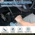 thumbnail image 2 of OceanicEcho Upgraded Car Hand Controls for Disabled Drivers, All-Black Handicap Driving Aid, Adjustable Length, Portable, No Tool Install, 2 of 6