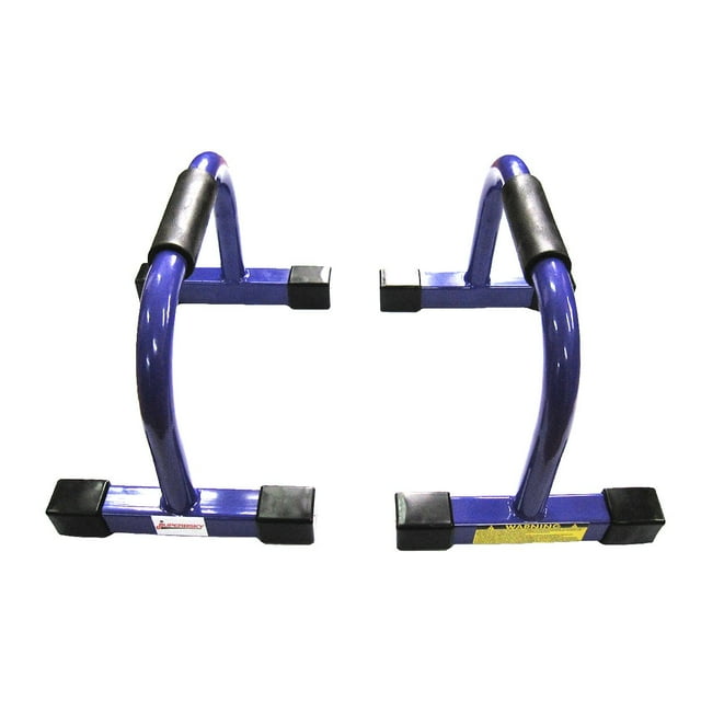 Juperbsky Push Up Stands Bars Parallettes Set for Workout Exercise, 12" x 7"x 5.5" Purple