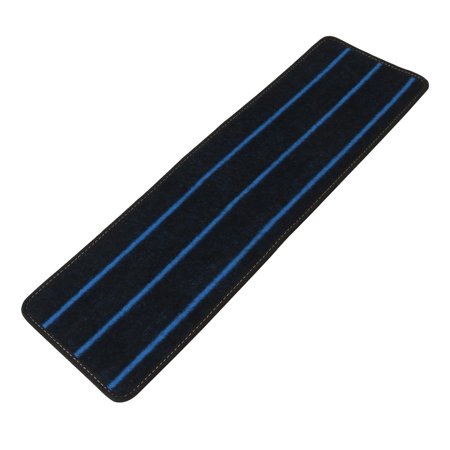 Indoor Stair Pads Polypropylene Fiber Non-slip Staircase Stair Mat Pad Rug Blue Black 80cm x 24cm Only 1 Piece ()