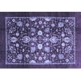 thumbnail image 1 of Ahgly Company Machine Washable Indoor Rectangle Abstract Blue Modern Area Rugs, 2' x 3', 1 of 4