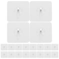 thumbnail image 1 of 20 ganchos adhesivos de pared sin taladro, sin costuras, para decoración de marcos de fotos, 1 of 3