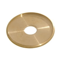 B&P Lamp® 7/8" Seating Ring, Turned Brass, Unfin., 1/4 Ip Slip