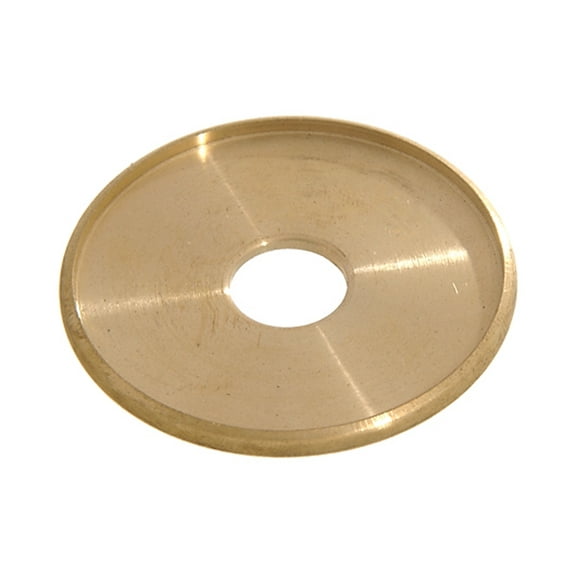 B&P Lamp® 7/8" Seating Ring, Turned Brass, Unfin., 1/4 Ip Slip