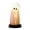 02_Night Light_White_Ghost Cloche_7.1in, variant on Halloween Night Light Ghost Cloche Dome Color Changing LED Battery Tabletop Lamp by OVFUIZ