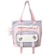 thumbnail image 1 of Bolso de mano pequeño con cremallera para mujeres y hombres para el trabajo, viajes, colegio, 1 of 6