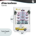 thumbnail image 3 of Elephant & Miami Hotel Canvas Wall Art, design by Carla Daly, 3 of 8