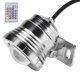 thumbnail image 4 of Luz LED subacuática RGB, impermeable, multicolor, para jardín, exterior, CA 85-265 V (plateada), 4 of 10