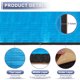 thumbnail image 3 of Unique Bargains 433mil 11mm 16.36sqft Alfombra de insonorización para coche Material de escudo térmico de papel de aluminio autoadhesivo universal para capó de barco cubre motor 59.84"x39.37" Azul, 3 of 7