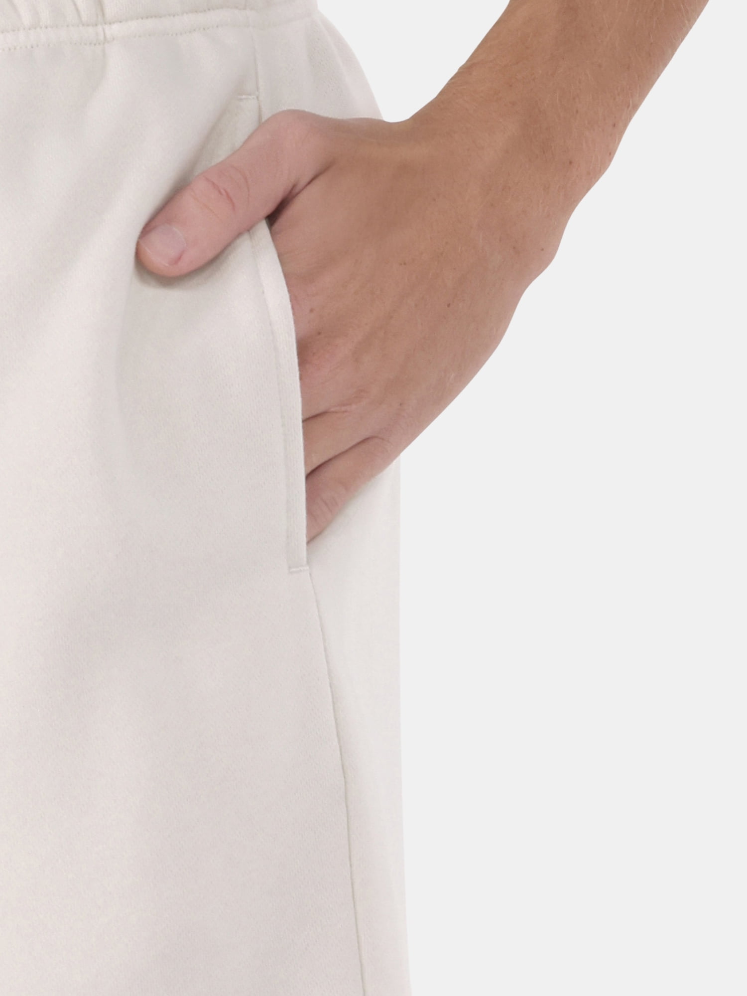 No Boundaries Soft Fleece Jogger Shorts, 6" Inseam, Men's and Big Men's