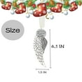thumbnail image 6 of Marakabeis Angel Wing Christmas Tree Ornament, Personalized Memorial Remembrance Decoration for Loss of Loved One, 6 of 7