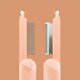 thumbnail image 5 of Juguete de autocuración para gatos CHAO hierba gatera cepillo de dientes verde rosa Blanco, 5 of 5