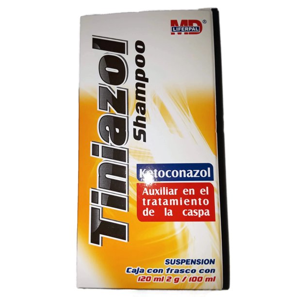 MD Tiniazol Shampoo 120ml Mexican AntiDandruff Shampoo