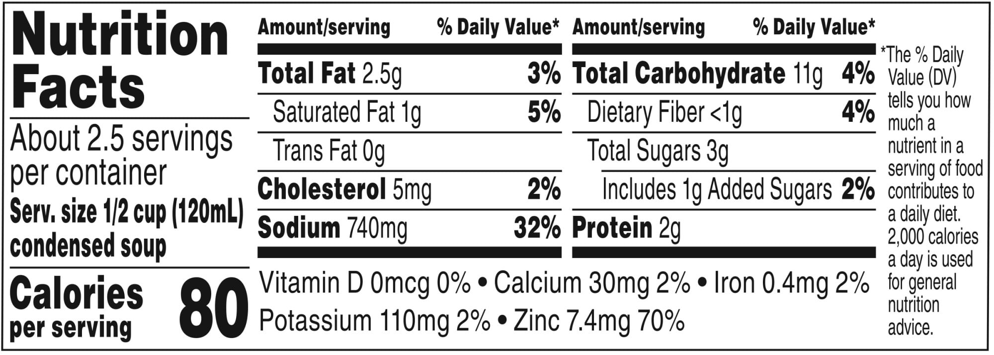Campbell's Condensed 98% Fat Free Broccoli Cheese Soup, 10.5 oz.