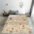 thumbnail image 5 of Honeii Coffee Time Print Fleece Blanket - Throw Blanket for Bed, Sofa, Couch, Camping, and Travel , Microplush Ultra Soft Warm Blanket-60"x50", 5 of 7