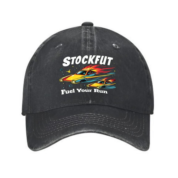 Vintage Cotton Washed Distressed Baseball Cap with Colorful Racing Cars and Flames - Stylish Golf Dad Hat for Men and Women