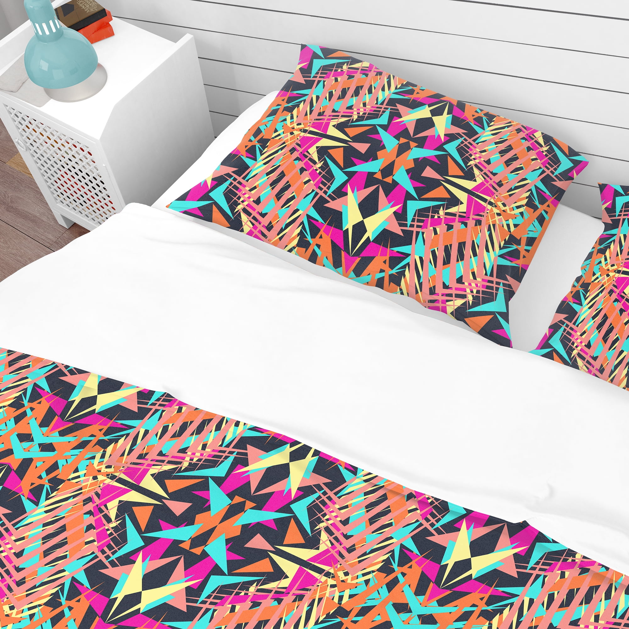 Designart 'Electro Boho Color Trend' Bohemian & Eclectic Duvet Cover Set