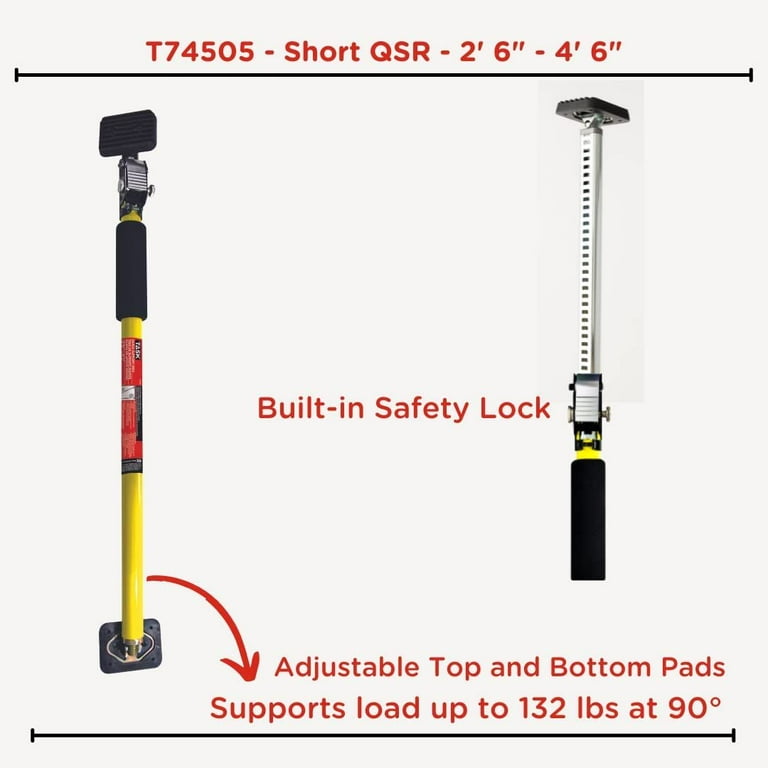 たた Task Tools T74505 29-1/2-Inch to 49-Inch Quick Support Rod