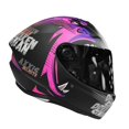 thumbnail image 2 of Casco para mujer moto Axxis Simian B8 Rosa Negro Talla L, 2 of 3