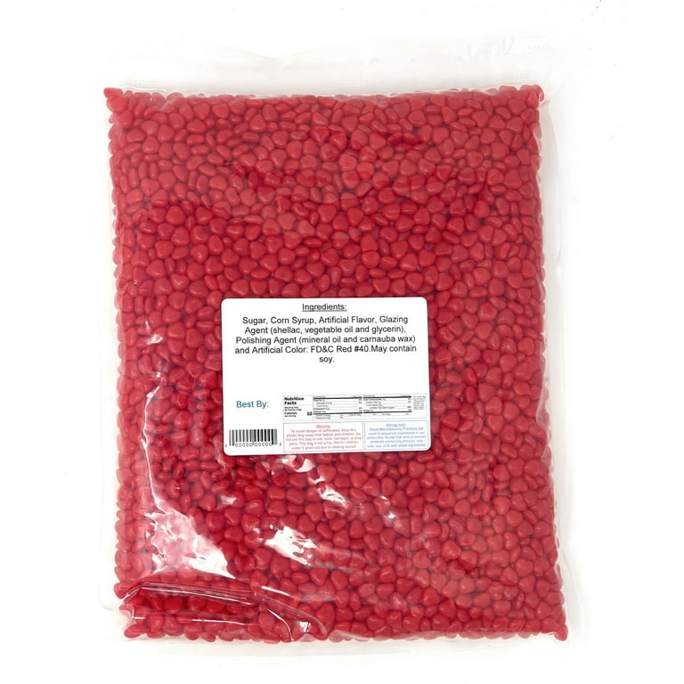 YANKEETRADERS Valentine's Cinnamon Red Hot Hearts Hard Candy