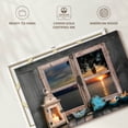 thumbnail image 6 of Elephant Stock Nautical Ocean Window Wall Art - Nautical Canvas Canvas - 45" x 30", 6 of 8