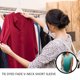 thumbnail image 2 of Guardurnaity Top de manga corta con cuello en V y camiseta degradada para mujer Prendas para la parte del cuerpo Verde XXL, 2 of 5