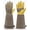 Gray, variant on AEGEND Long Gardening Gloves for Women & Men, Waterproof Cowhide Leather, 17–18" Elbow-Length Gauntlet Cuff, Reinforced Palm, Flexible Garden Work Gloves for Rose Pruning, Planting & Weeding, Gray-L