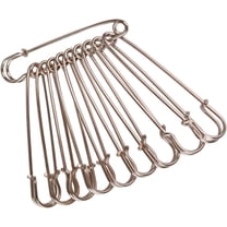 Safety Pins Heavy Duty Large Safety Pins Steel 50 Pcs for Blankets, Clothing, Skirts, Kilts, Crafts (Silver)