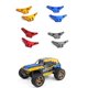 thumbnail image 3 of Torre de choque delantera y trasera de metal para Wltoys 104009 Rc Car,red Afortunado Sencillez, 3 of 4