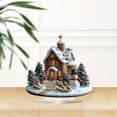 thumbnail image 4 of 2D Flat Acrylic Christmas Gingerbread House Ornaments - Light-Up Festive Decorations for Holiday Home & Tree Arrangements, 4 of 6