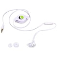 thumbnail image 3 of Premium Retractable Headset MONO Hands-free Earphone Mic Single Earbud Headphone Earpiece Wired 3.5mm White R5Q for Alcatel Idol 5, REVVL - ASUS Zenfone 3 Max 4 Pro AR V, 3 of 6