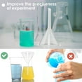 thumbnail image 2 of FELTECHELECTR Wide Mouth Funnel Clear Plastic 5Pcs for Powder Transfer and Home Use 6 X 2.5 X 4.1 In, 2 of 8