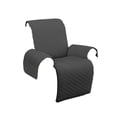 thumbnail image 1 of Bearachild Funda para silla reclinable, correas elásticas, resistente al agua, lavable, para muebles, sillón, polvo, residuos, protección contra manchas, Decoración del hogar Gris oscuro S Bearachild  HA067612-04, 1 of 6