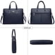 thumbnail image 5 of FSD.WG Maletín de Cuero - Bolso de Negocios de un Solo Hombro para Laptop, Se Adapta a Dispositivos de 15.6 Pulgadas, Azul, 5 of 6