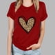 thumbnail image 5 of Blusas de Manga Corta para las Mujeres Divertida Impresión Cuello Redondo Camiseta Vintage, Blusas de Primavera para las Mujeres, 5 of 9
