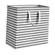 thumbnail image 5 of Cesta de lavandería grande plegable Cesta de lavandería plegable para ropa sucia Contenedor 100ml y gris blanco, 5 of 9