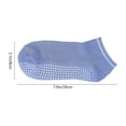 thumbnail image 4 of 4 Pairs of Short Socks Ankle Socks Simple Floor Socks (Black White Pink Blue), 4 of 4