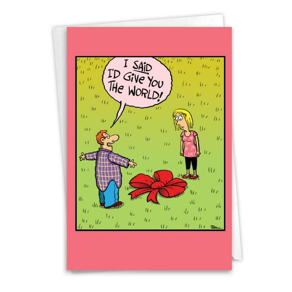 1 Funny Anniversary Card with Envelope - World Gift C3256ANG