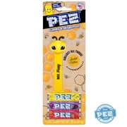 PEZ LIMITED EDITION Bee Collection, Bee HAPPY Pez Candy Dispenser with 3 Candy Refills