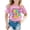 X61 Pink, variant on Bysome Boys Shirts Back to School Letter Print Short Sleeve Crew Neck Tops First Day of School Soft Boys T-Shirt Size 2-3 Years Black