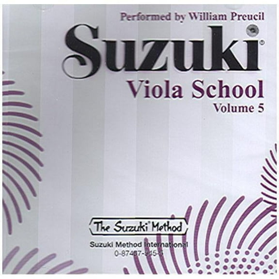 WB Suzuki Viola School Volume 5 (CD)