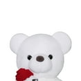 thumbnail image 3 of Jkerther Teddy Bear,Soft Plush Toys with Rose Cute Stuffed Animal Toy Pillow Valentines Day Gifts for Girlfriend, 3 of 6