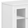 thumbnail image 5 of Cosmopolitan 72 inch Wide Solid Wood TV Stand in White For TVs up to 80 inches, 5 of 6