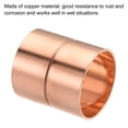 thumbnail image 4 of Uxcell Copper Pipe, Straight Connecting Adapter for Plumbing 35mm, 4 of 5