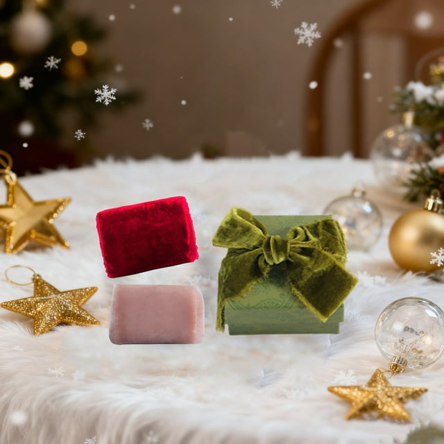 Wrapping Paper Wrap Roll with Satin Ribbon Motif for Elegant Home Décor and Festive Wrapping Durable Polyester Craft Material for Wreaths Weddings and Seasonal Displays