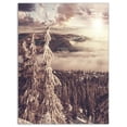thumbnail image 2 of Dark Winter Scene At Sunset - Landscape Wall Art on Canvas, 2 of 3