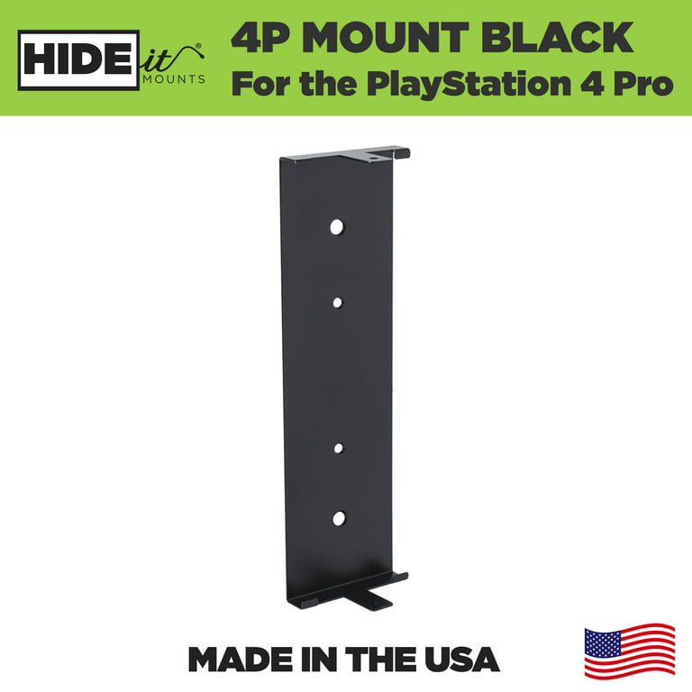 Rough sleep støn Ejendomsret HIDEit Mounts PS4 Pro Wall Mount for PlayStation 4 Pro Console - Made in  USA - Walmart.com