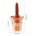 thumbnail image 2 of Kitchen Silicone Oil Brush with Holder, Heat Resistant Basting Brush with Built-In Oil Container, Food Grade Brush for Baking, Grilling, Cooking, and BBQ, Leak-Proof and Easy to Clean, 2 of 7