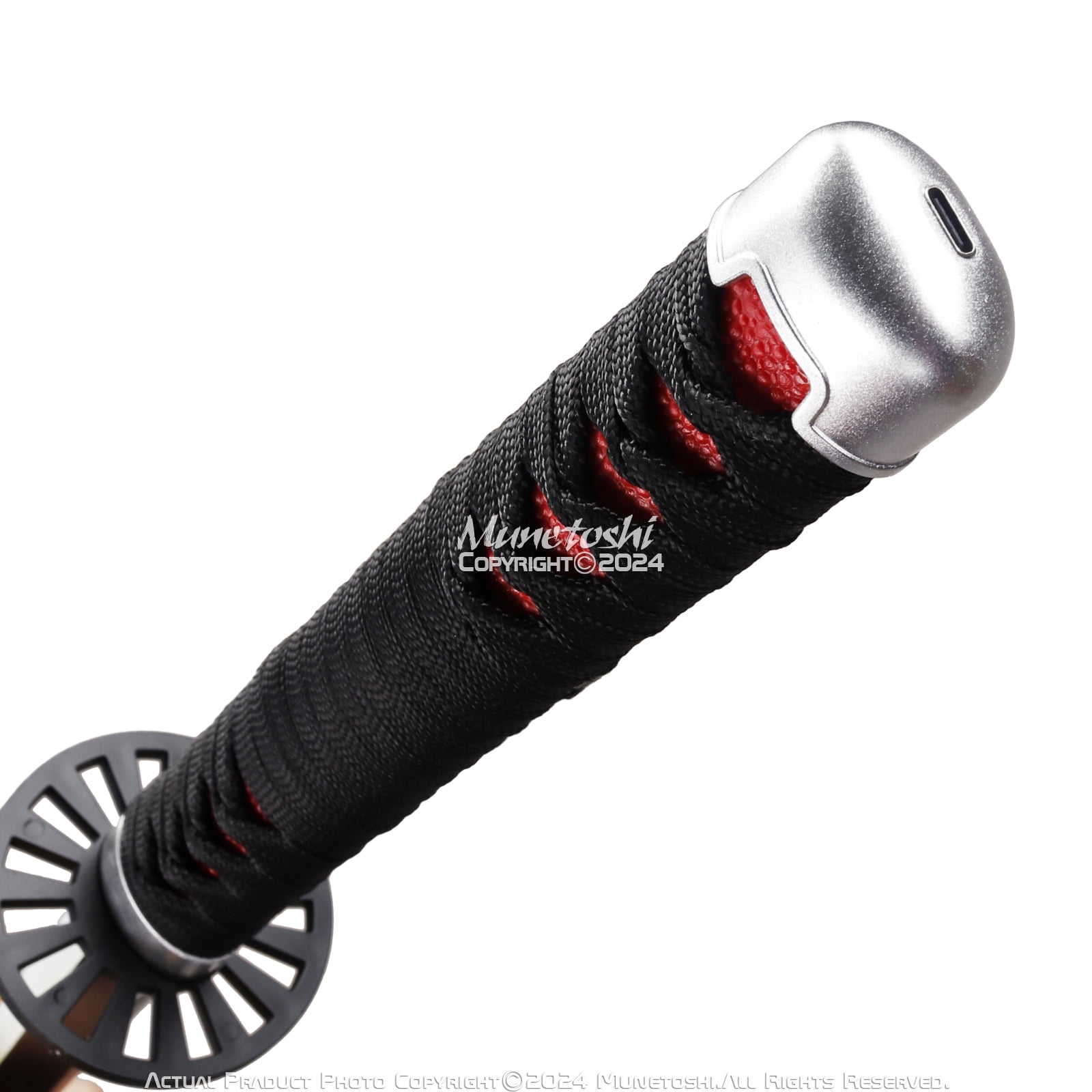 Munetoshi 40.5” LED Light Plastic Tanjiro Kamado Nichirin Katana Samurai Sword Demon Anime