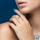 thumbnail image 5 of Anillos para mujer, regalos para mujer 2022, nuevo anillo de moissanita con diamante de ajuste abierto, ajustador de tamaño abierto para anillos sueltos., 5 of 5